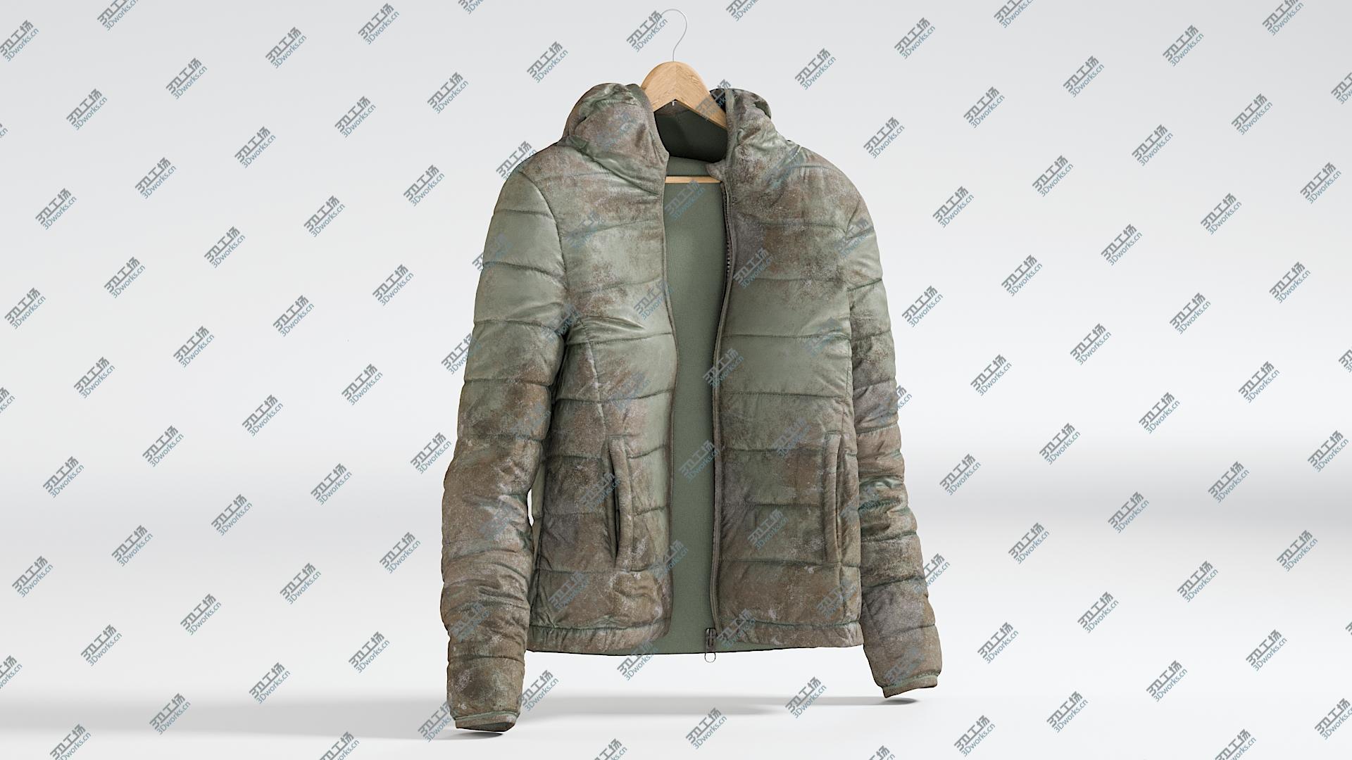 images/goods_img/202104021/3D model Women's Down Jacket Dirty On Hanger V1/2.jpg